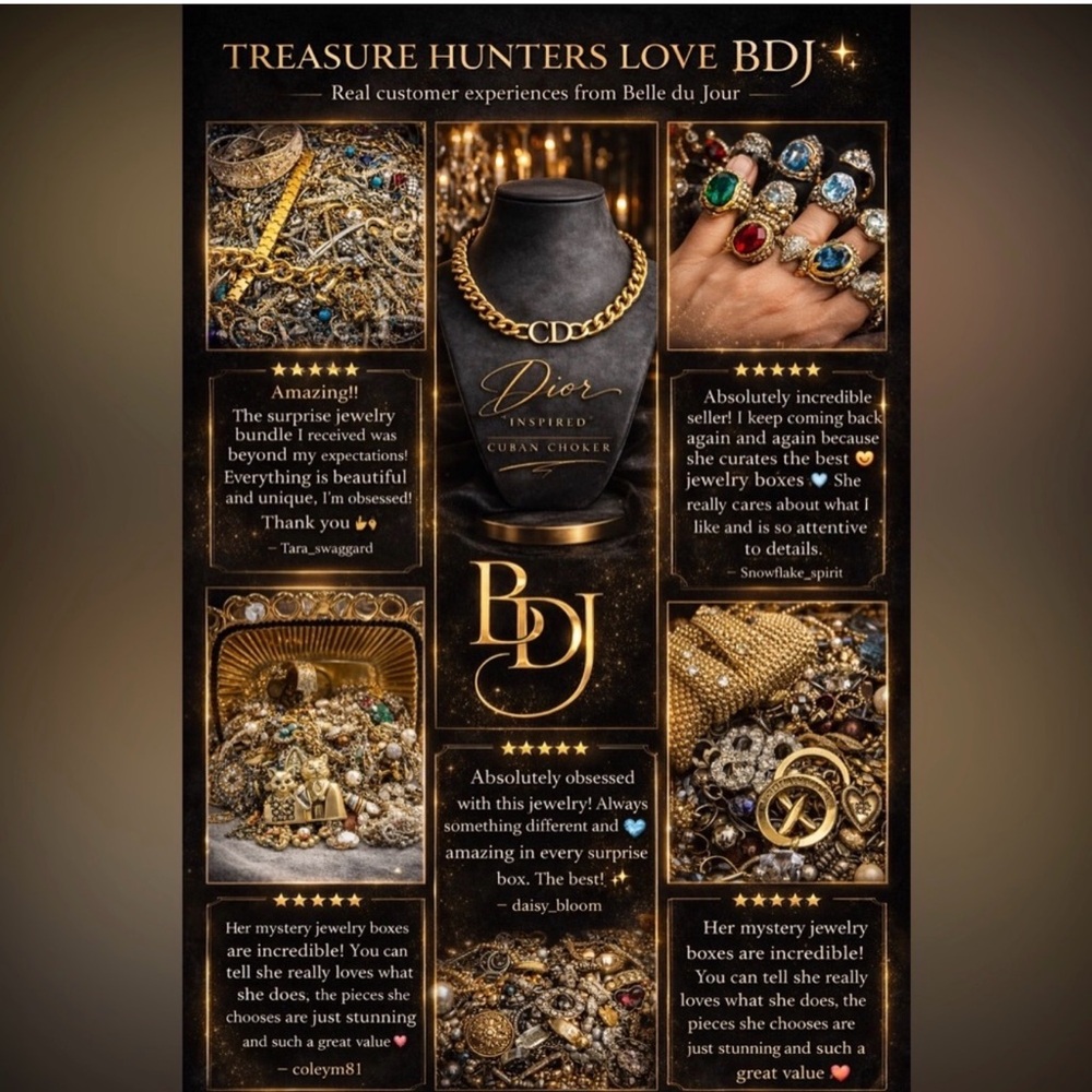 Estate Jewelry Lot | Unsearched Mixed Metals | Wearable + Repair | 2 Lb Fun Mix - Picture 7 of 10